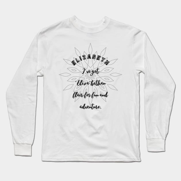 Elizabeth Long Sleeve T-Shirt by baseCompass